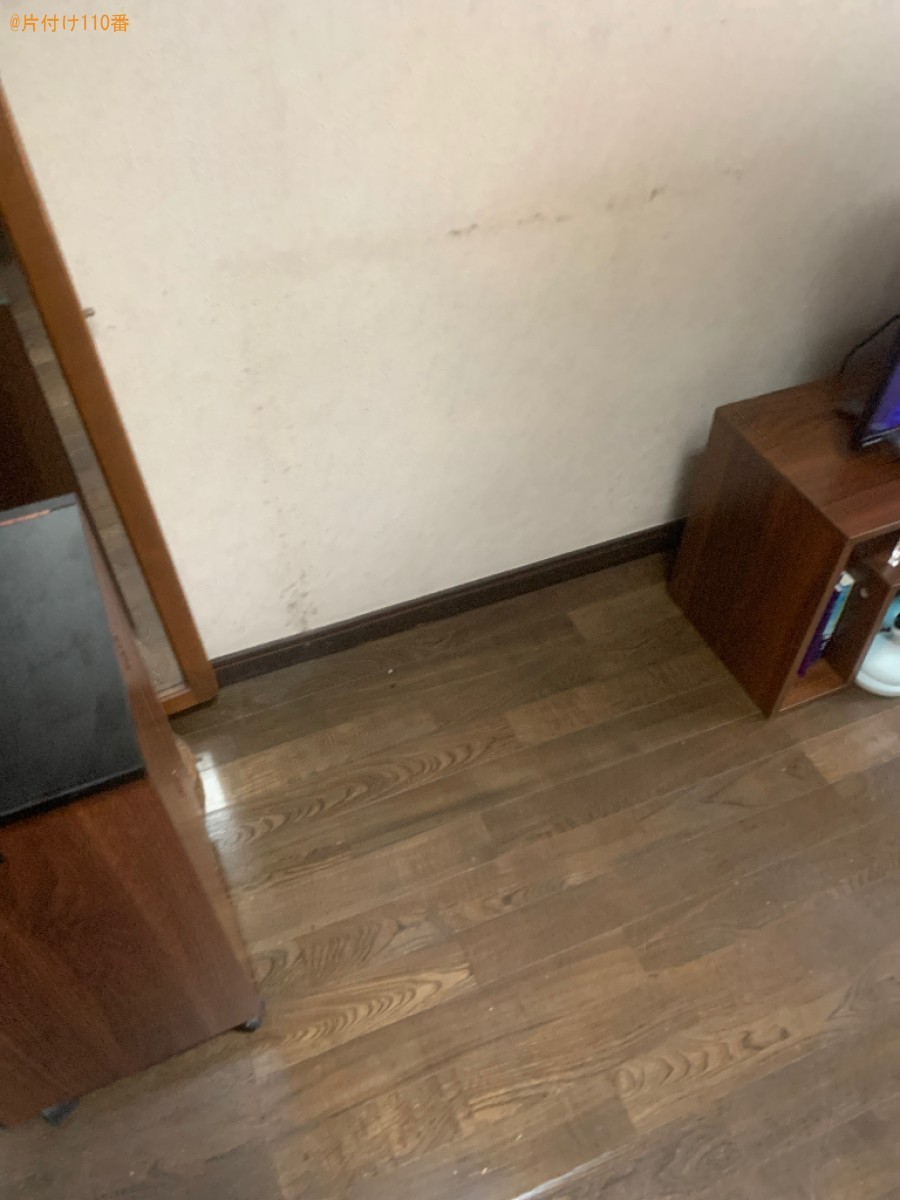 衣装ケース、テレビ、健康器具、扇風機、ゴミ箱、テーブル等の回収