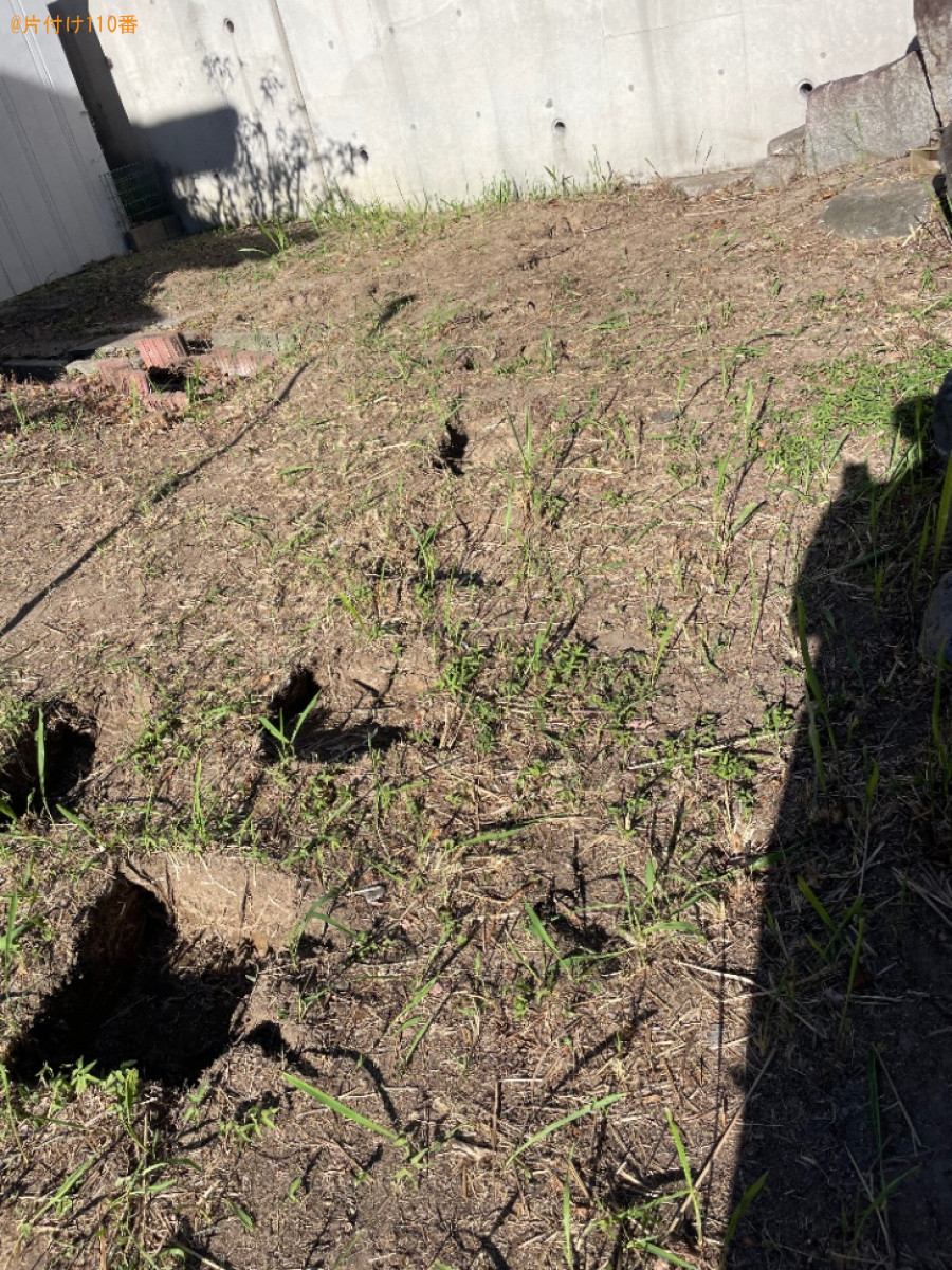 【岡崎市戸崎町】庭石の回収・処分ご依頼　お客様の声