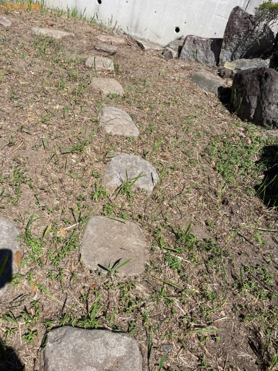 【岡崎市戸崎町】庭石の回収・処分ご依頼　お客様の声