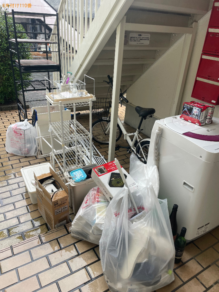 【豊橋市曙町】洗濯機、ラック、衣装ケース、一般ごみ等の回収・処分