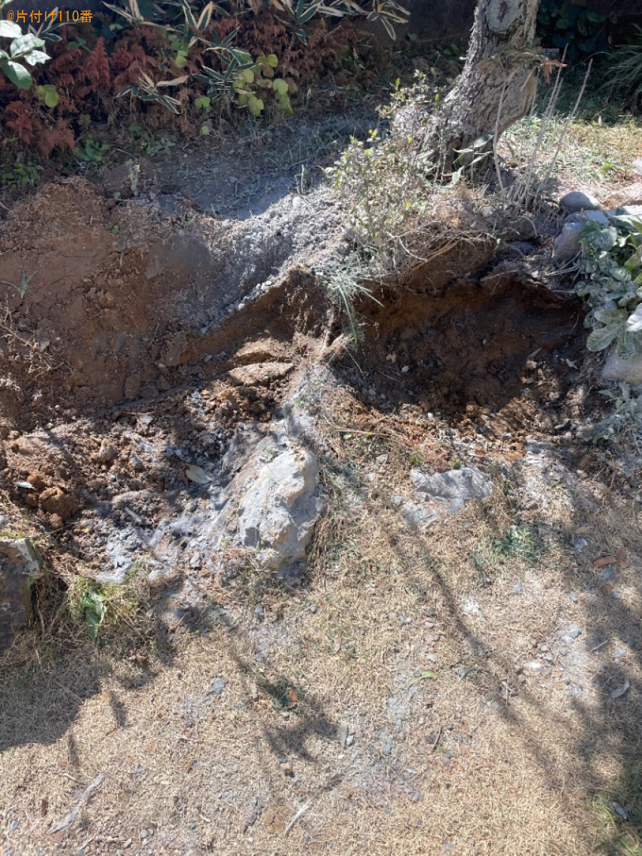 【豊橋市天伯町】庭石の回収・処分ご依頼　お客様の声