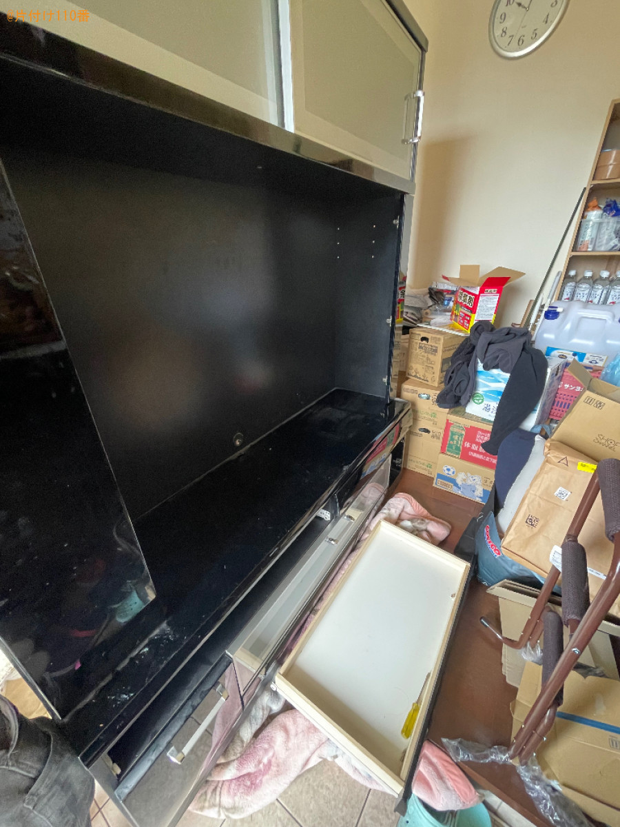 【西尾市東幡豆町】テレビボードの回収・処分ご依頼　お客様の声