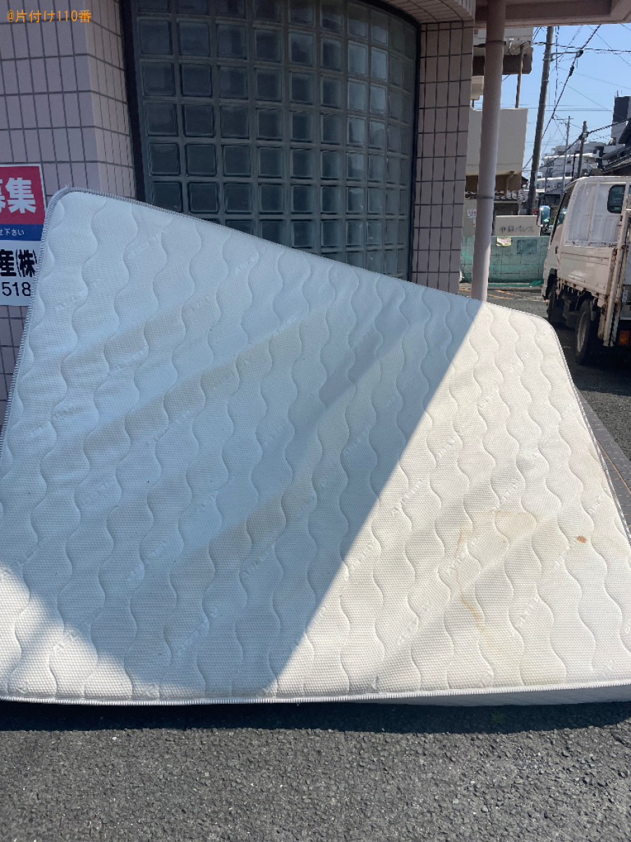 【豊橋市中郷町】ワイドダブルマットレスの回収・処分ご依頼